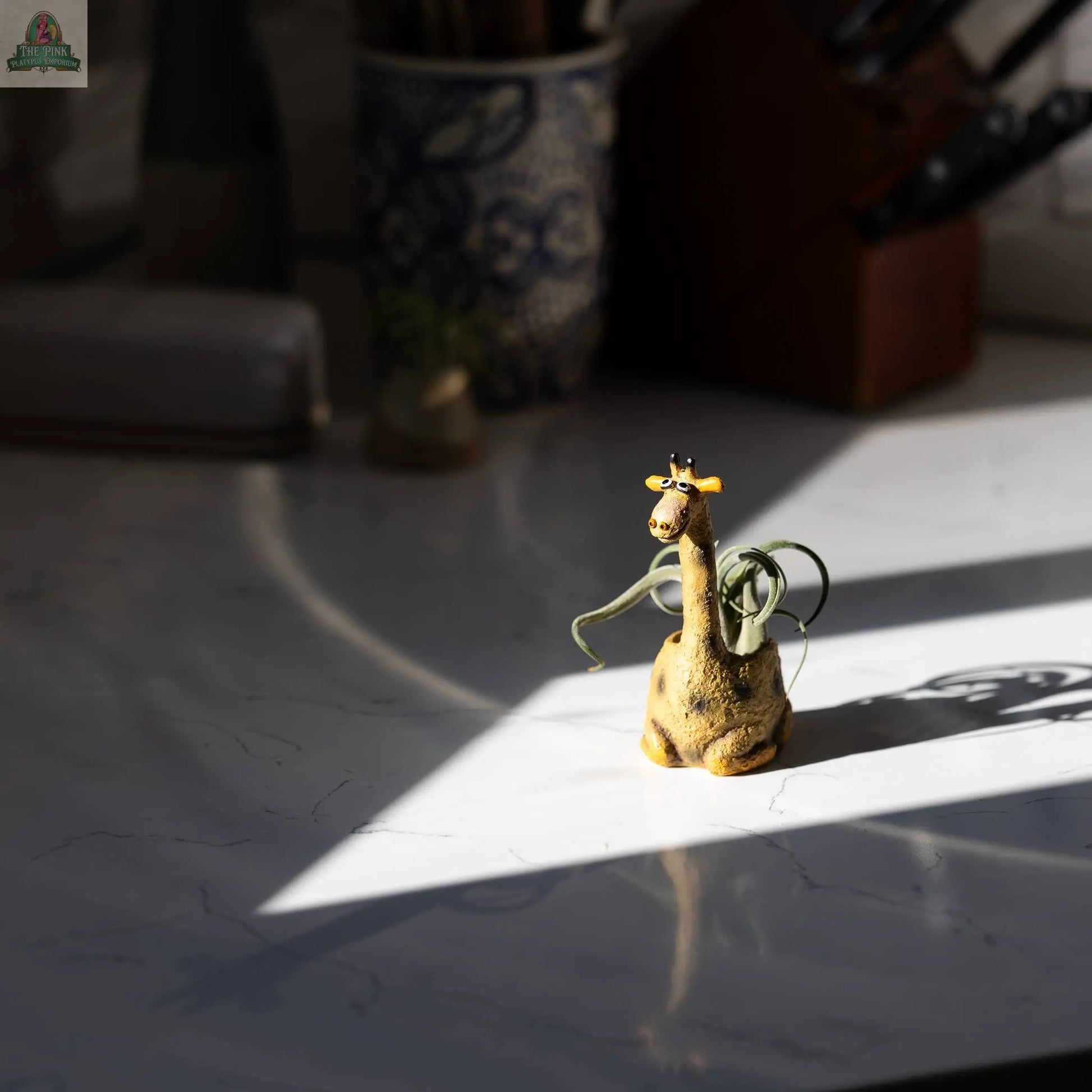Baby Giraffe  Geneva - Mini Blobhouse Planter Pink Platypus Emporium