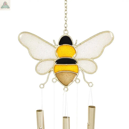 Bee and Honeycomb Windchime Pink Platypus Emporium