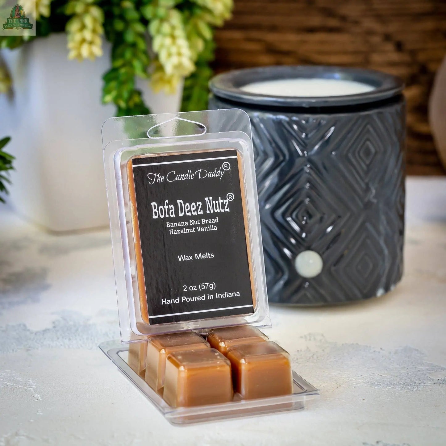 A single pack of Bofa Deez Nutz Wax Melts in Banana Nut Bread scent, perfect for crafting your own deliciously scented wax melts.
