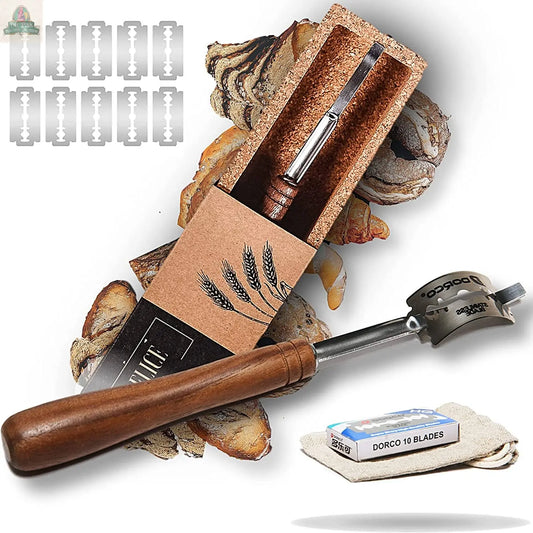 Bread Lame Handcrafted in Walnut Wood With Storage & Blades O'Delice Bakery