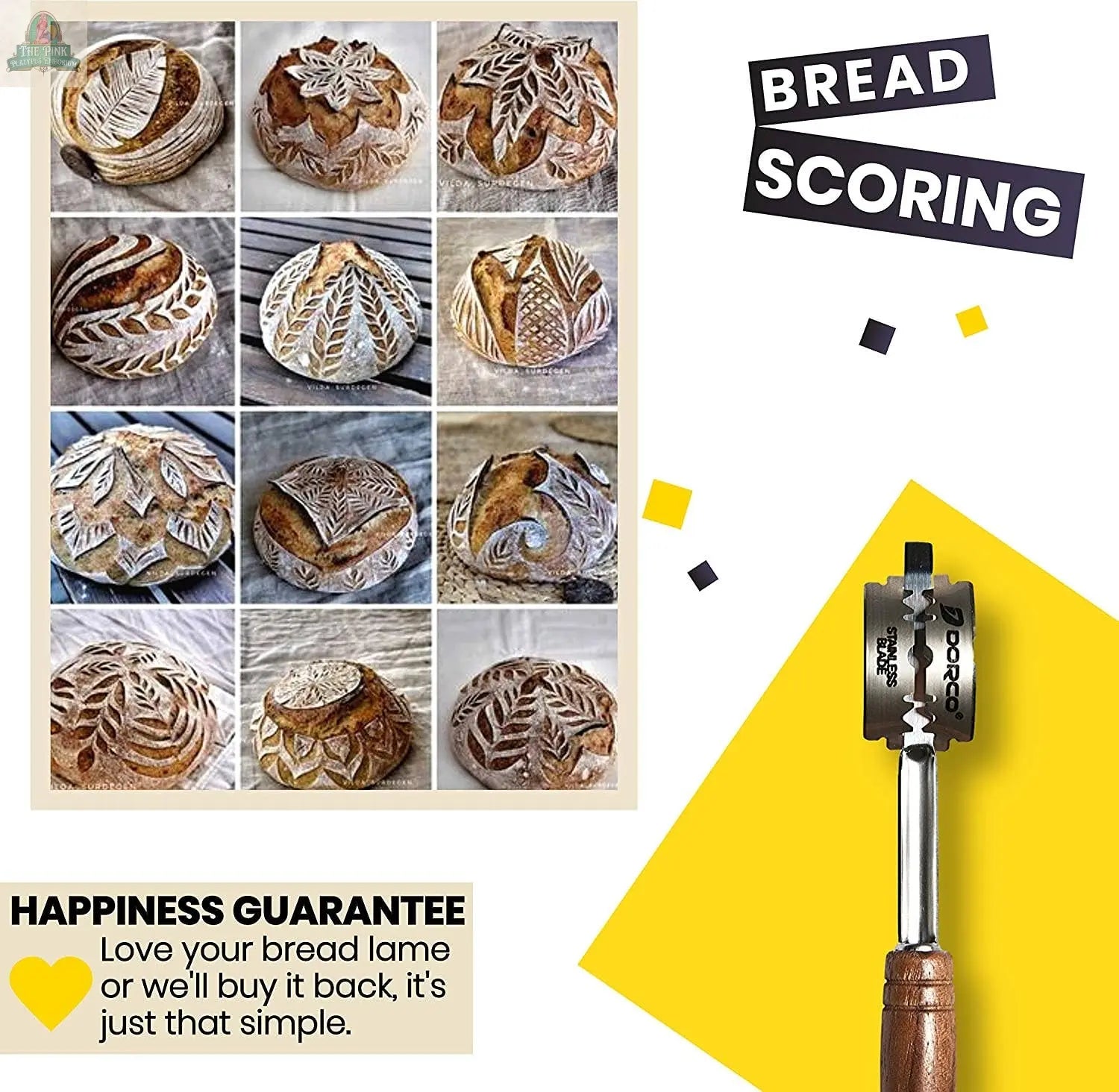 Bread Lame Handcrafted in Walnut Wood With Storage & Blades O'Delice Bakery