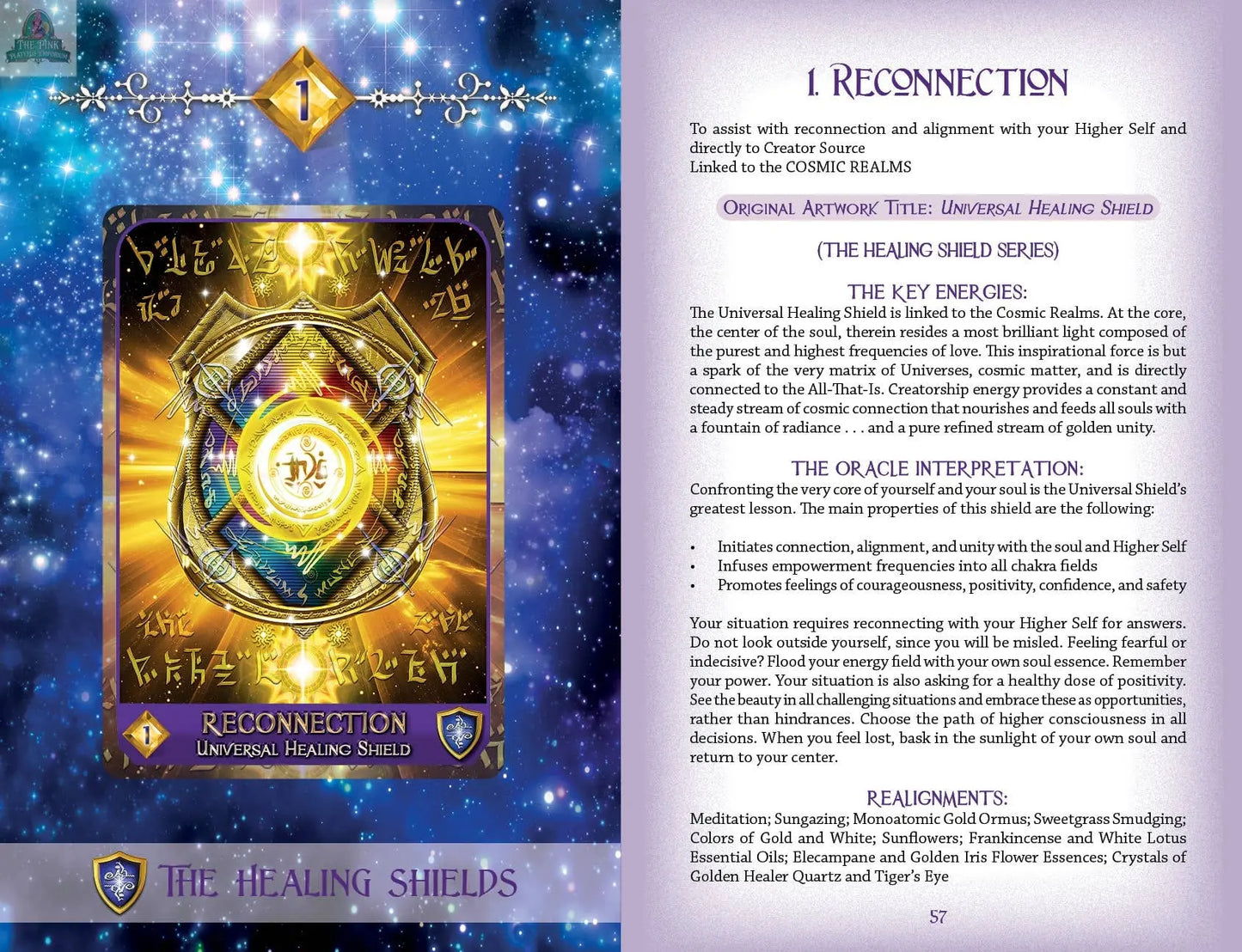 Celestial Frequencies: Oracle Cards and Healing Activators REDFeather