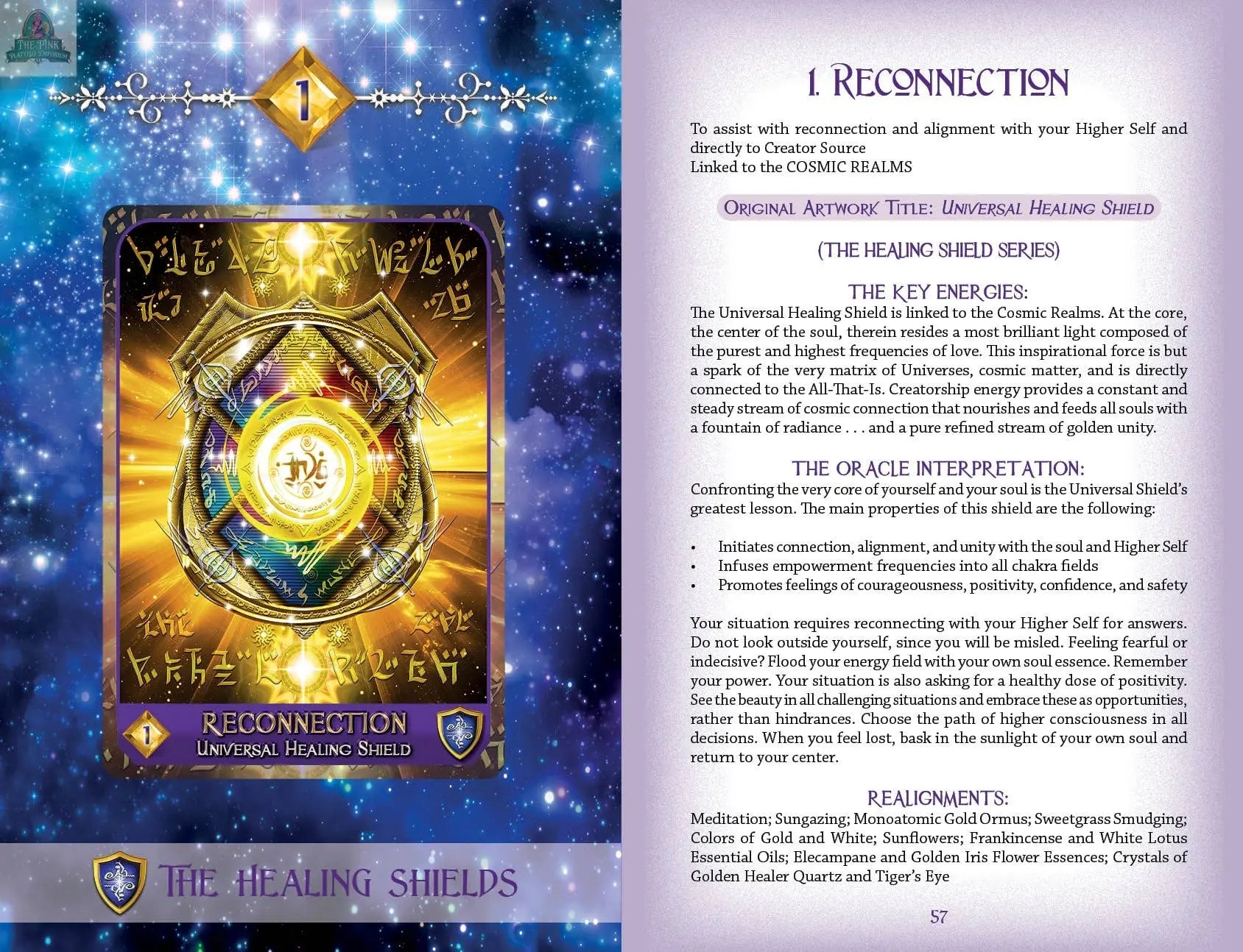 Celestial Frequencies: Oracle Cards and Healing Activators REDFeather