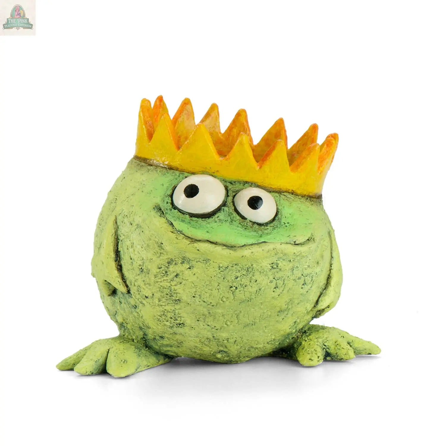 Charlie, The Frog King Blobhouse Planter Pink Platypus Emporium