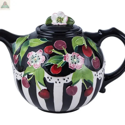 Cherry Tea Pot Pink Platypus Emporium