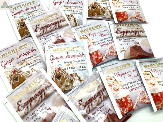 Christmas Tea. Variety Assortment Holiday Tea packets Pink Platypus Emporium