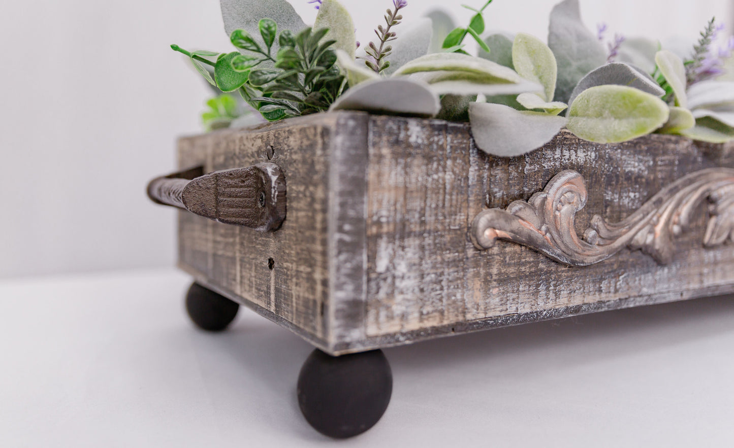 Shabby Chic Boho Table Riser | Reclaimed Barnwood Centerpiece