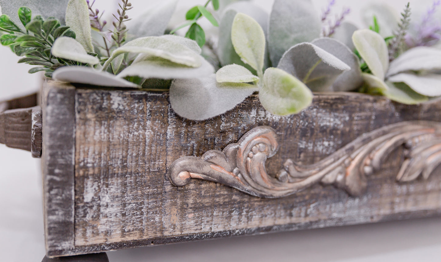 Shabby Chic Boho Table Riser | Reclaimed Barnwood Centerpiece