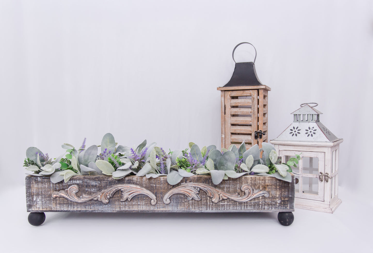 Shabby Chic Boho Table Riser | Reclaimed Barnwood Centerpiece