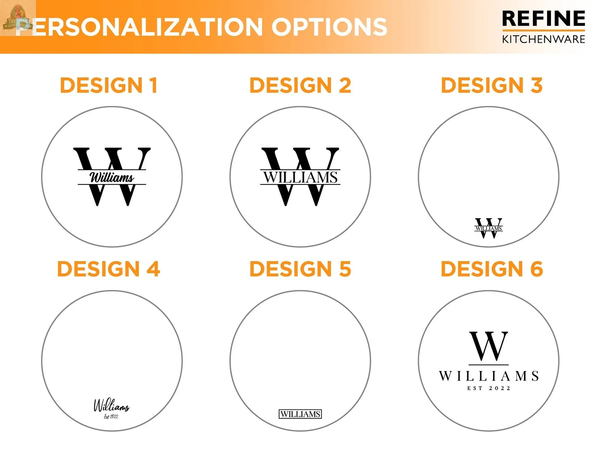 Extra Large Round Wood Cutting Board with Feet, Pocket Handles and Juice Groove, 18”x1.25 Inches Thick, Gift For Mom, 100% USA Made Pink Platypus Emporium