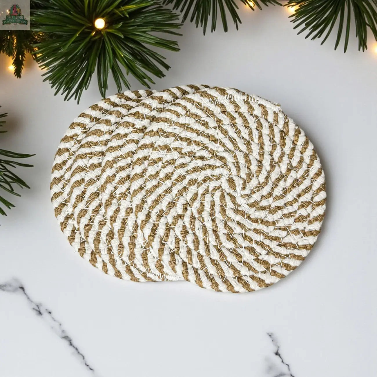 Fall Fabric Coasters Pink Platypus Emporium