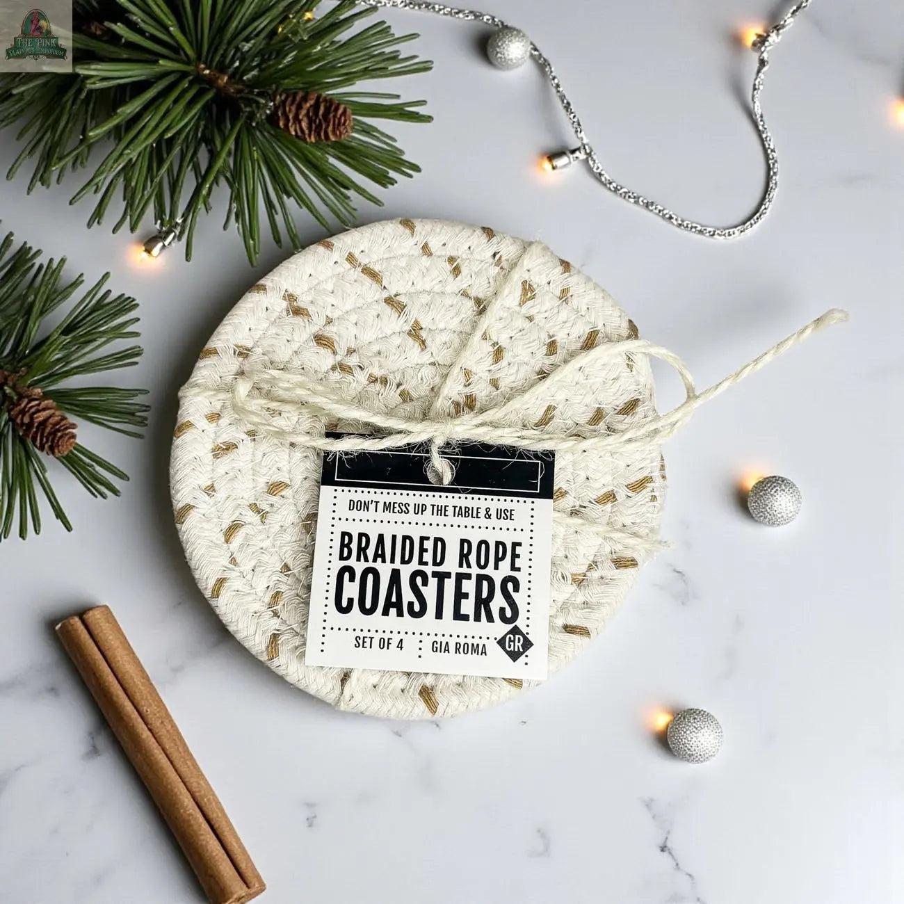 Fall Fabric Coasters Pink Platypus Emporium