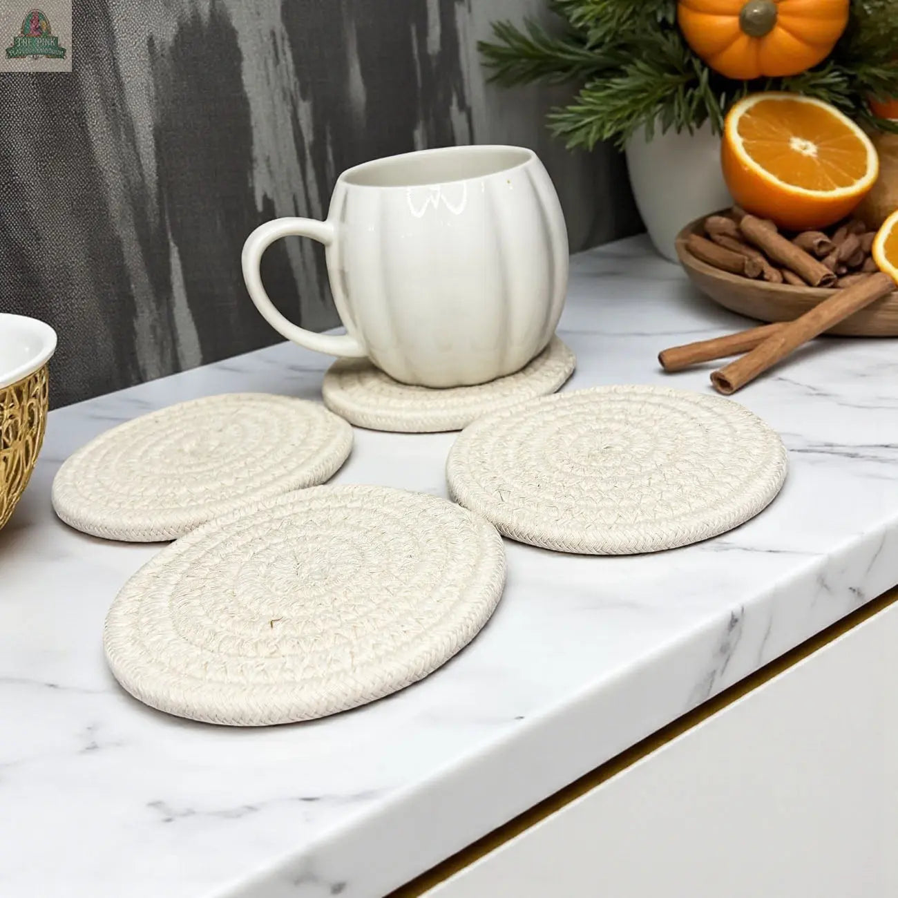 Fall Fabric Coasters Pink Platypus Emporium