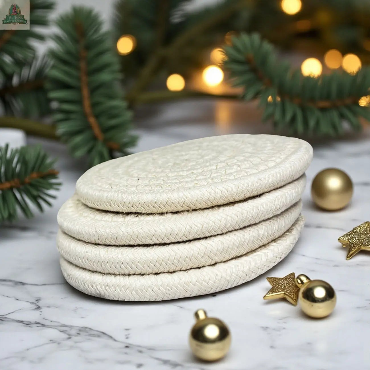 Fall Fabric Coasters Pink Platypus Emporium