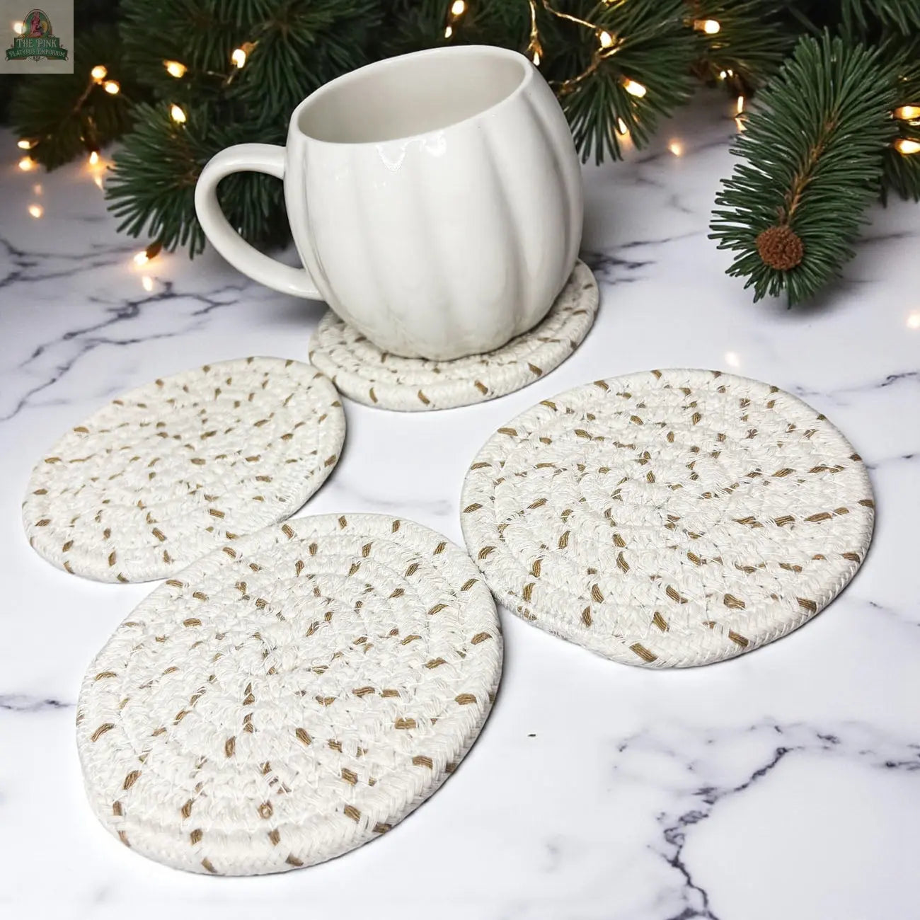 Fall Fabric Coasters Pink Platypus Emporium