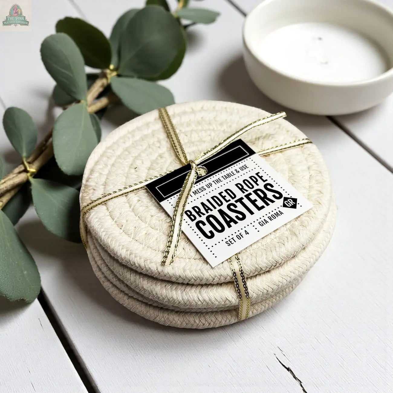 Fall Fabric Coasters Pink Platypus Emporium