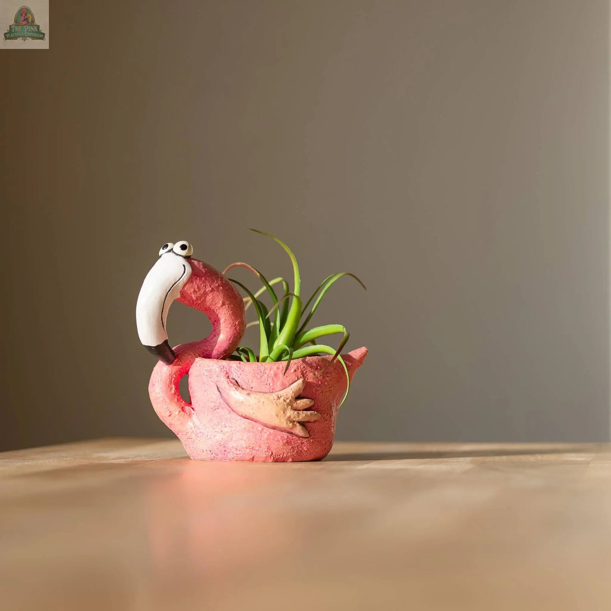 Fiona Flamingo Blobhouse Planter Pink Platypus Emporium