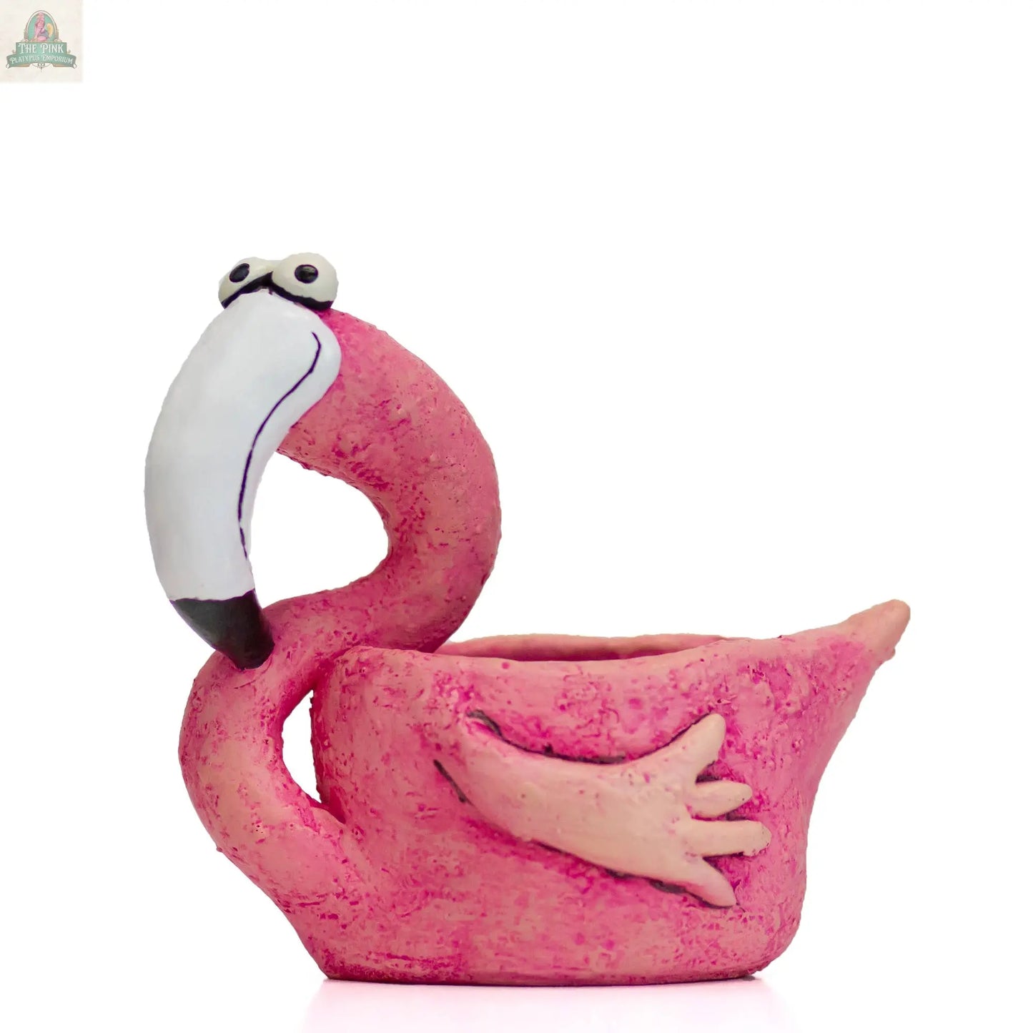 Fiona Flamingo Blobhouse Planter Pink Platypus Emporium