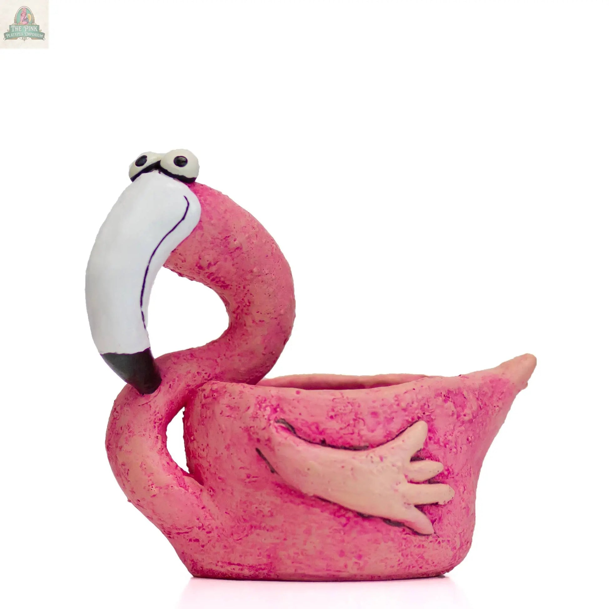 Fiona Flamingo Blobhouse Planter Pink Platypus Emporium