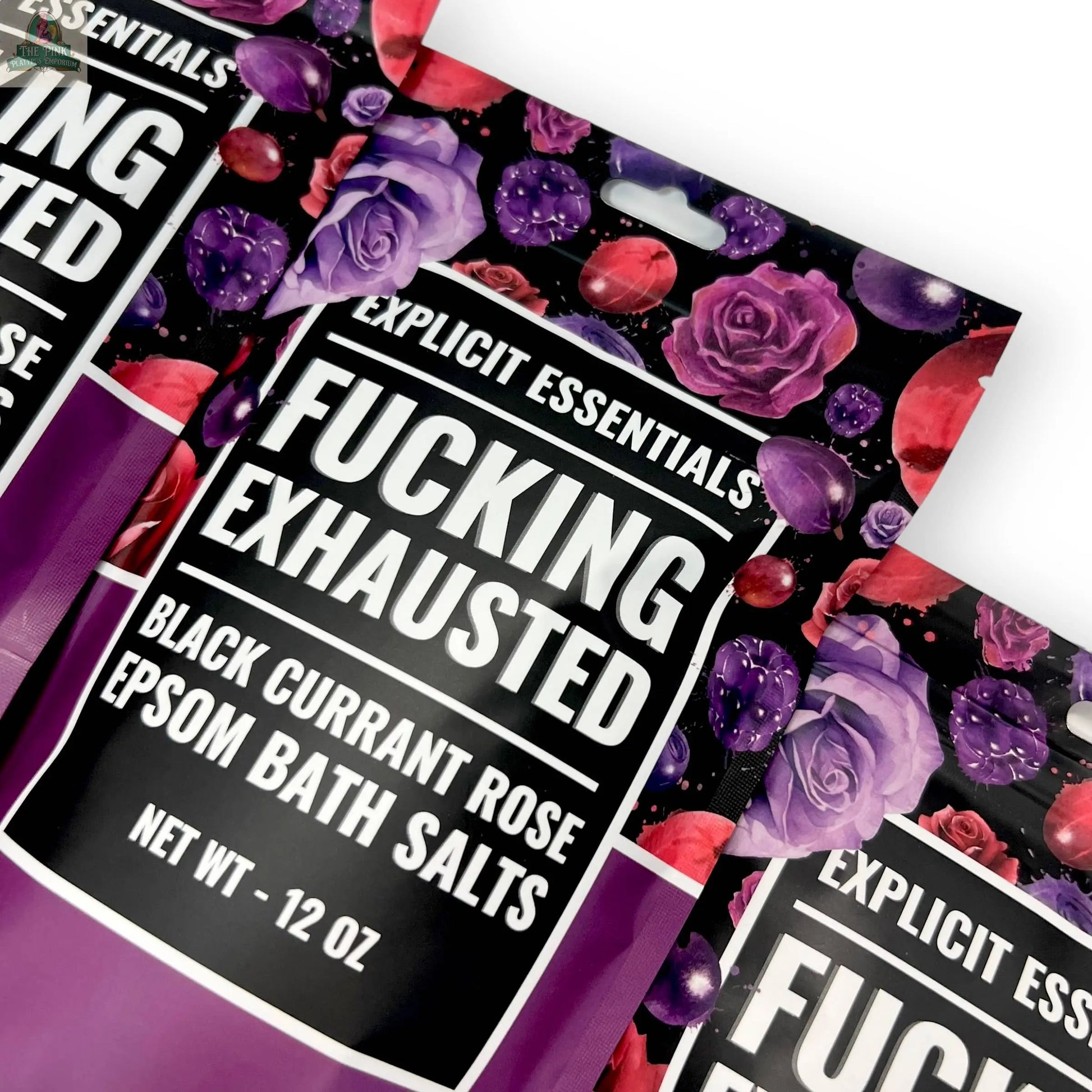 Fucking Exhausted Bath Salts 12oz Bag Pink Platypus Emporium