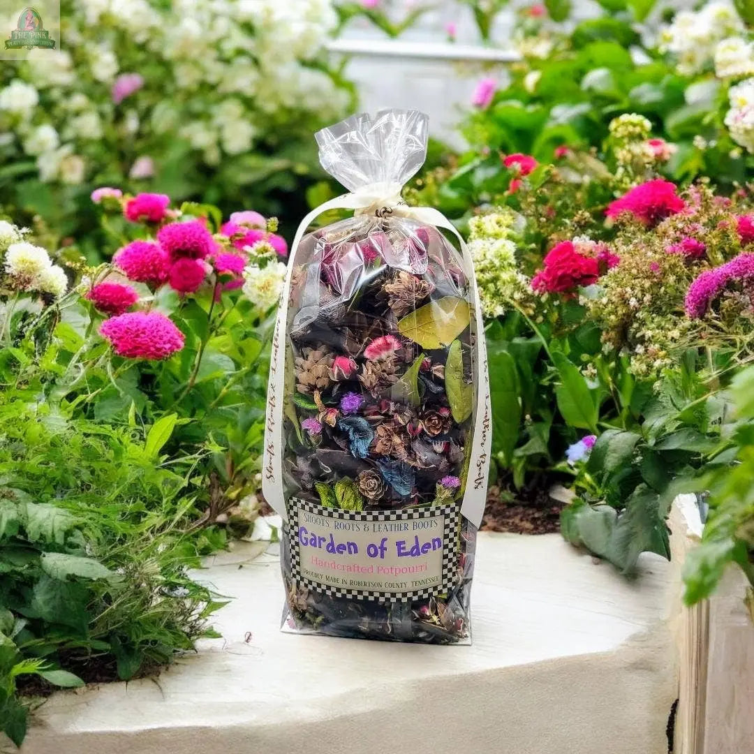 Garden of Eden Handcrafted Country Potpourri. : 5 cup Pink Platypus Emporium