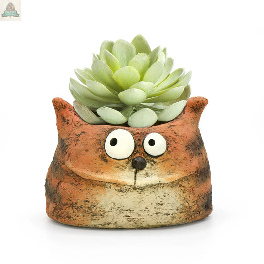 Harley Tiger Cat Blobhouse Planter Pink Platypus Emporium