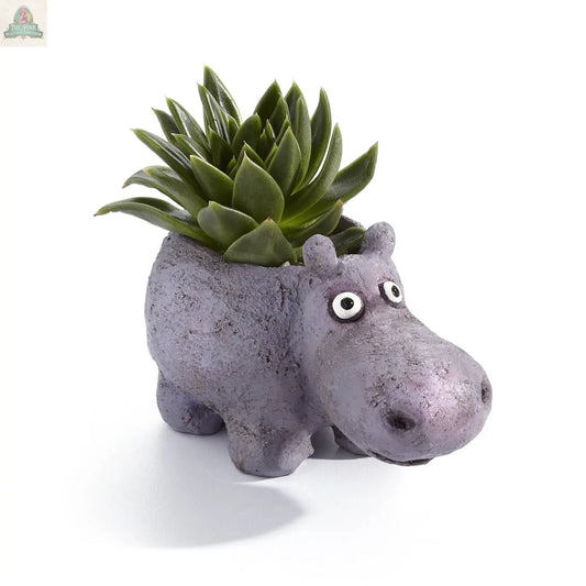 Hazel, the House Hippo Blobhouse Planter Pink Platypus Emporium