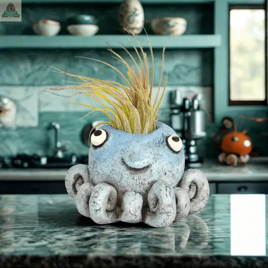 Inky Octopus Blobhouse Planter Pink Platypus Emporium