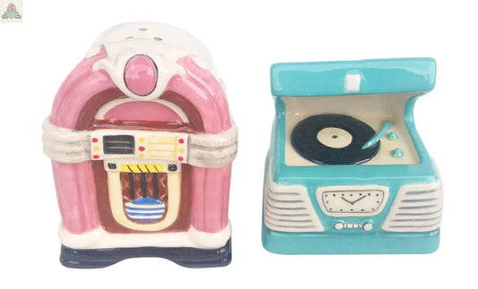 Juke Box Salt and Pepper Set Blue Sky Clayworks