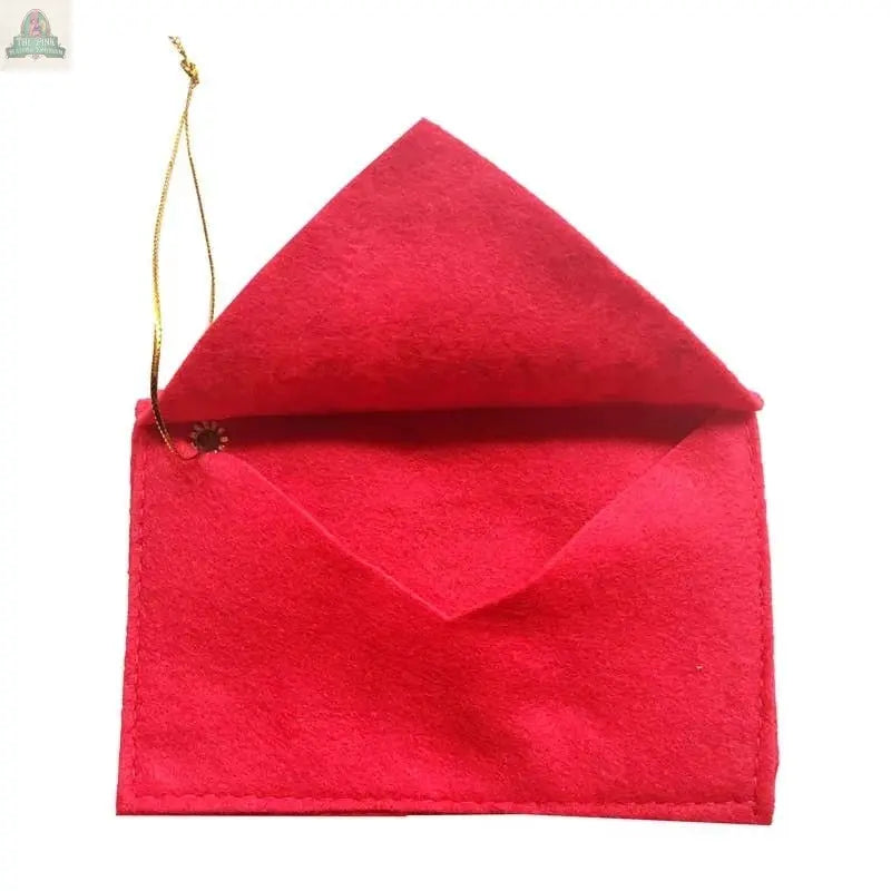Letters to Santa Ornament, Envelope  Ornament that opens: Red Delmar Decor