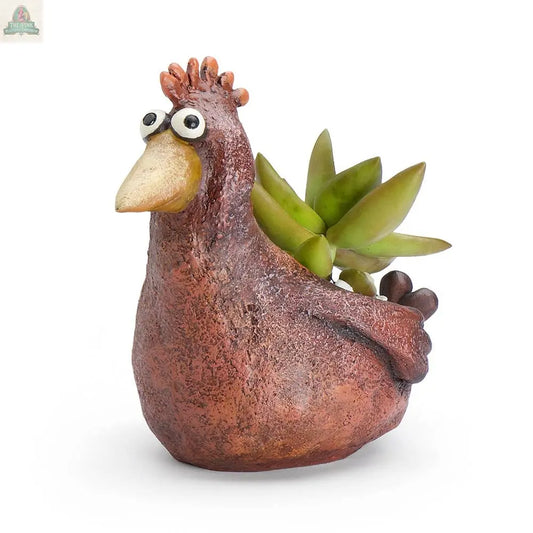 Lil Red Hen Blobhouse Planter Pink Platypus Emporium