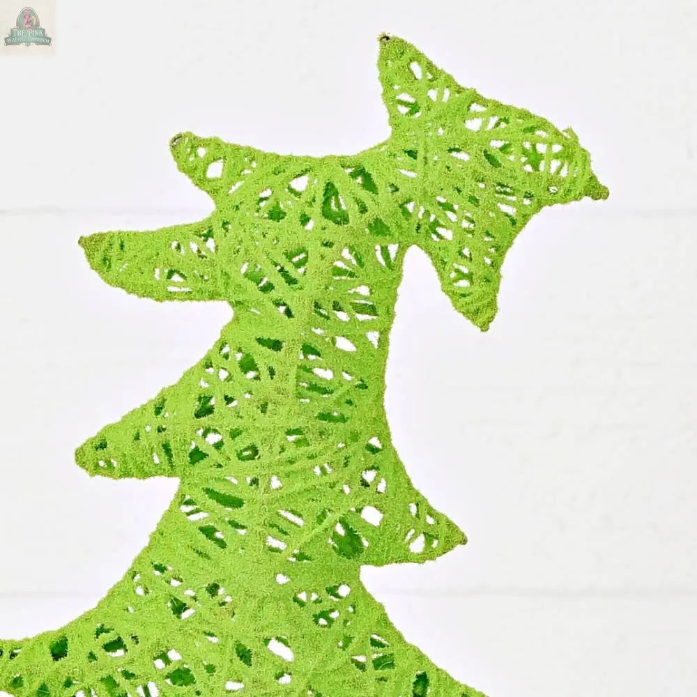 M32729-Grinch Fairy Tree w. light green flocked (13in) Holiday Depot Inc.