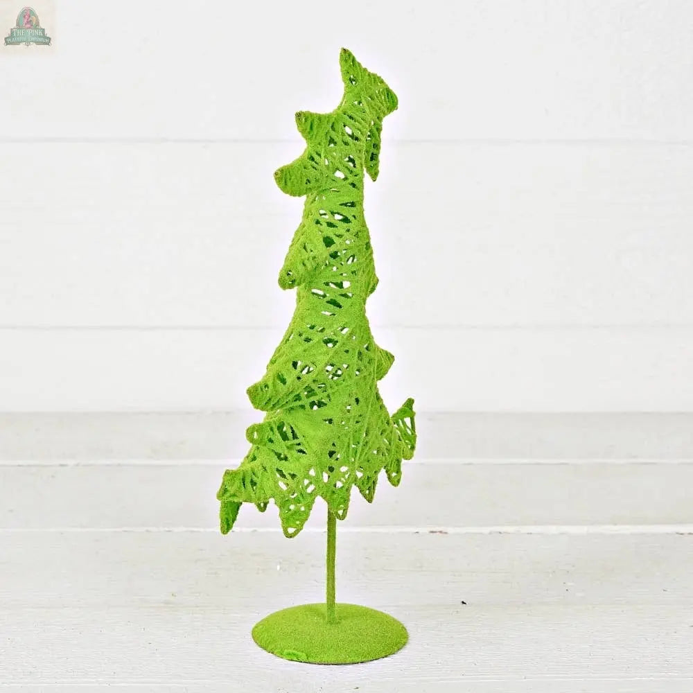M32729-Grinch Fairy Tree w. light green flocked (13in) Holiday Depot Inc.