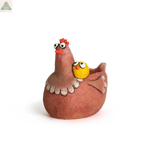 Mama Hen/Chicks Blobhouse Planters Pink Platypus Emporium
