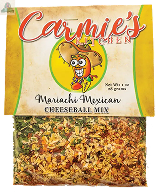 Mariachi Mexican Appetizer Cheeseball Carmie's Kitchen