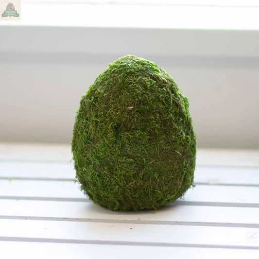 Moss Egg Decor   Green   6.5" The Royal Standard
