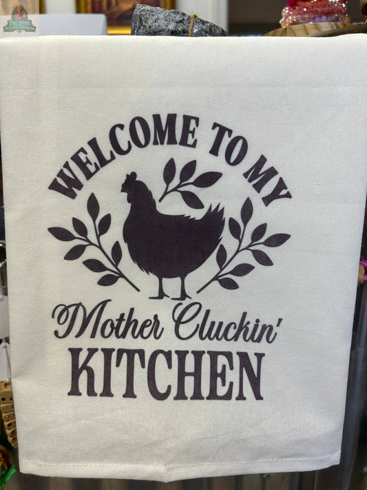 "Mother cluckin kitchen" Pink Platypus Emporium