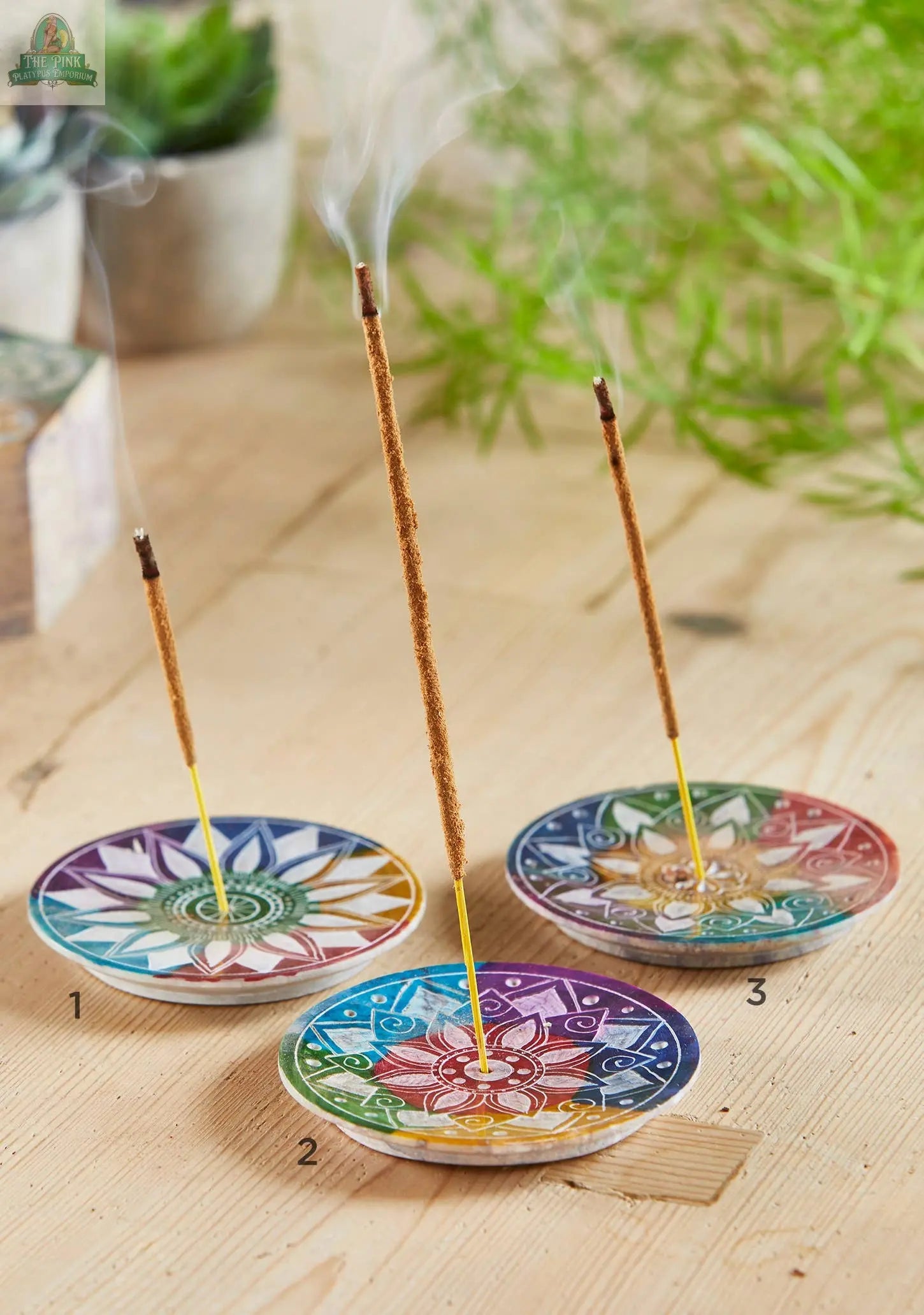 Multi Chakra Incense Holder Namaste