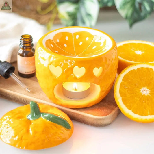 Orange Oil Burner Pink Platypus Emporium