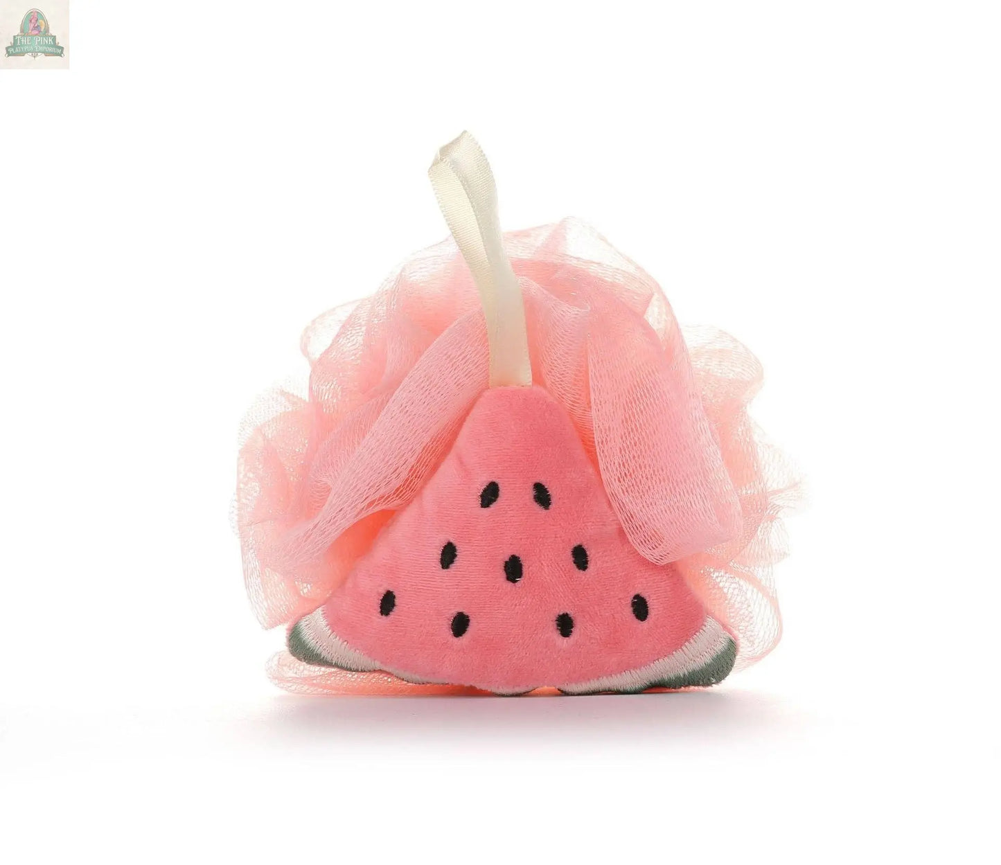 PAPO - Cute Fruit-Shaped Bath Pouf - Playful Design: STRAWBERRY / 40g Pink Platypus Emporium