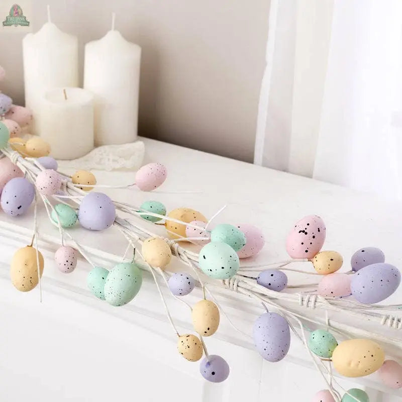 Pastel  Easter Egg Garlands (Case is 3) Factory Direct Craft