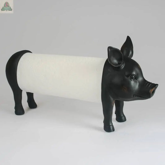 Pig Kitchen Roll Holder Pink Platypus Emporium