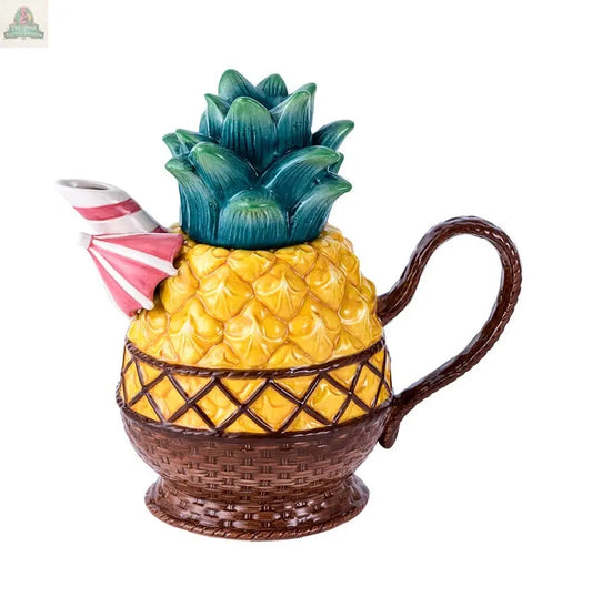 Pineapple Teapot Blue Sky Clayworks