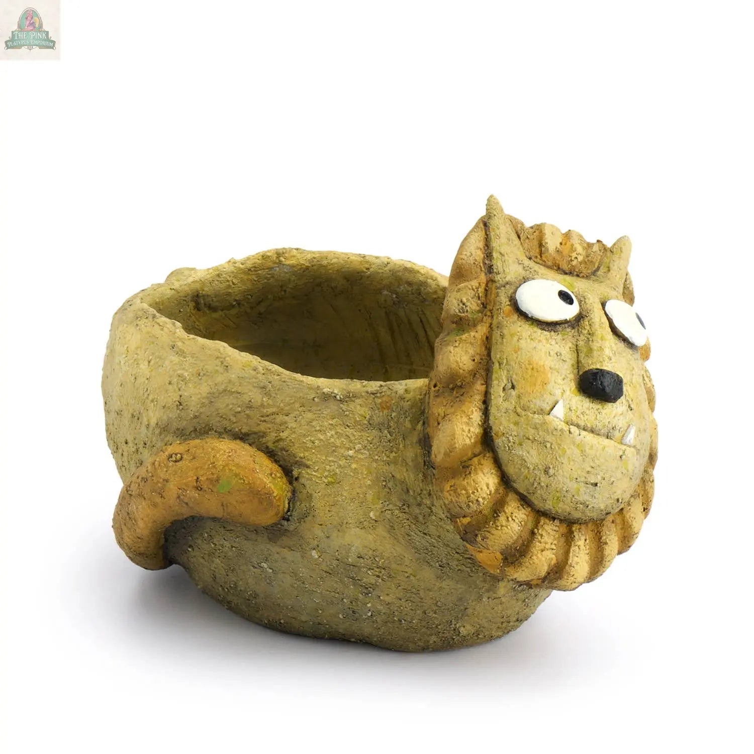 Simba the Lion Blobhouse Planter Pink Platypus Emporium