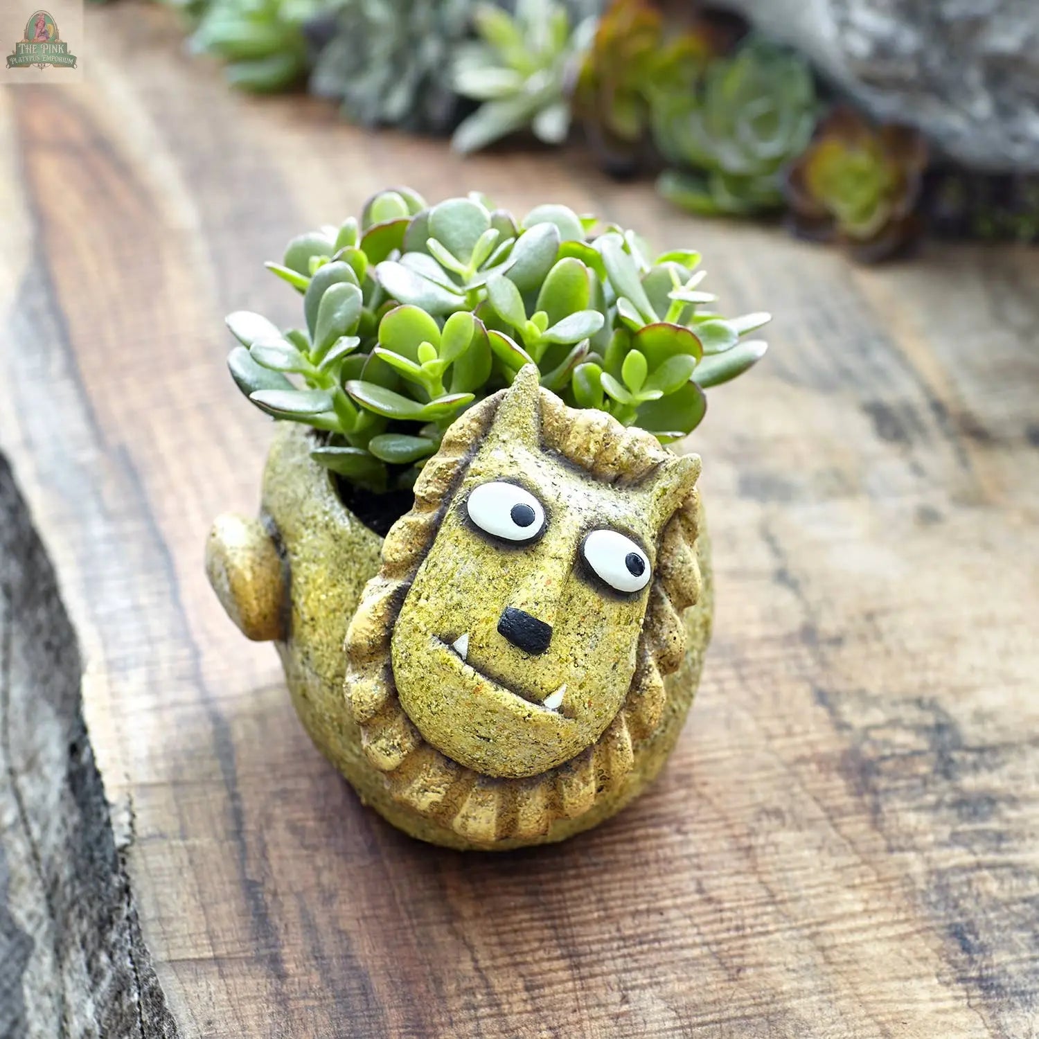 Simba the Lion Blobhouse Planter Pink Platypus Emporium