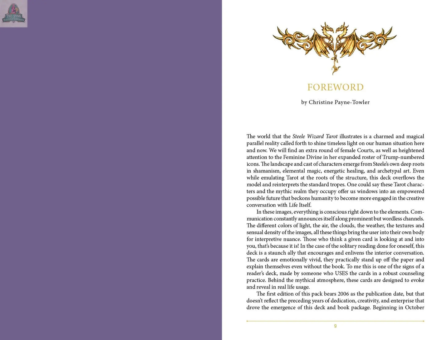 Steele Wizard Tarot: The Language of the Soul REDFeather