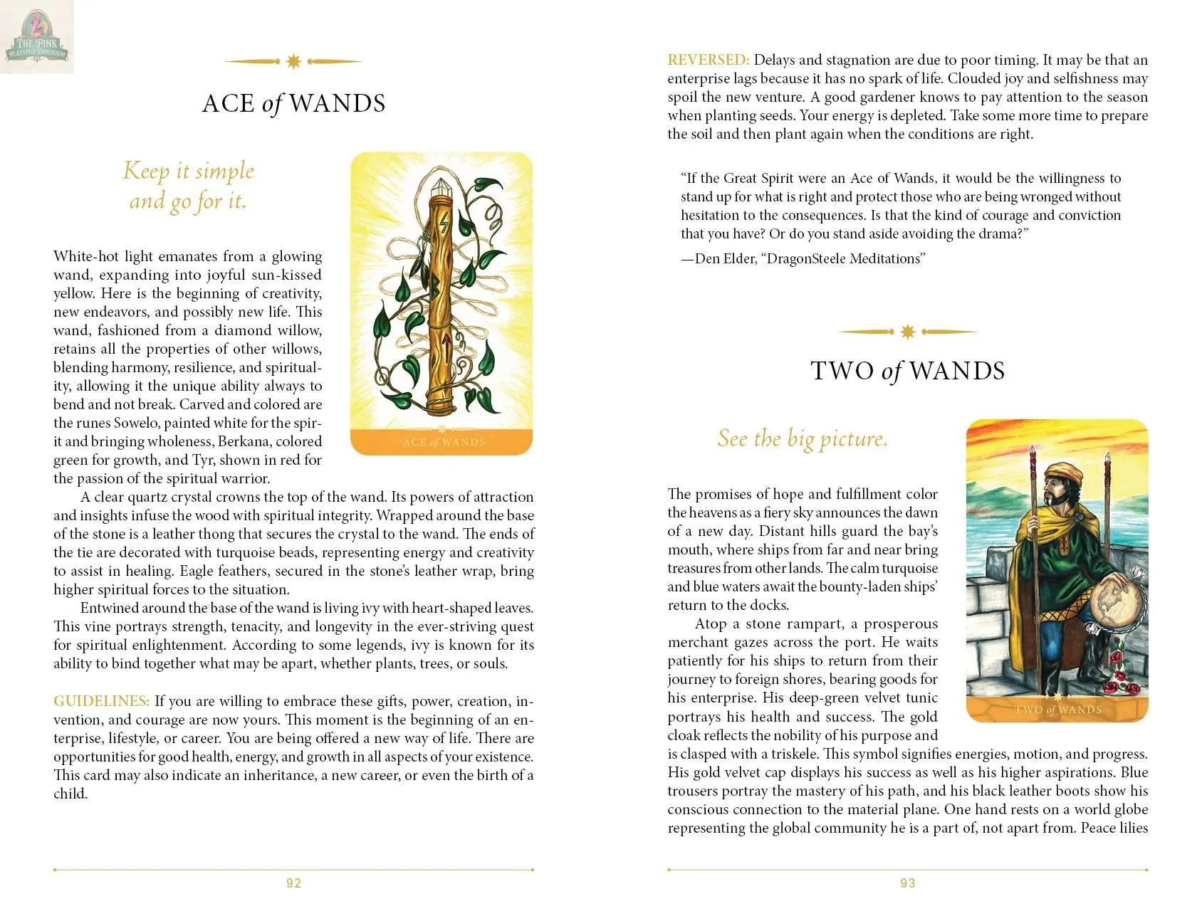 Steele Wizard Tarot: The Language of the Soul REDFeather