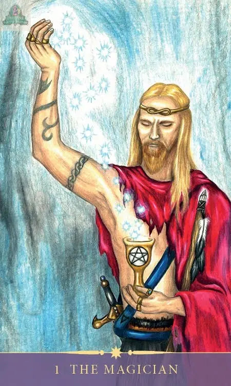 Steele Wizard Tarot: The Language of the Soul REDFeather