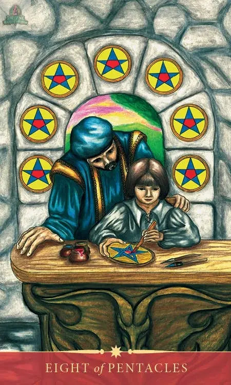 Steele Wizard Tarot: The Language of the Soul REDFeather