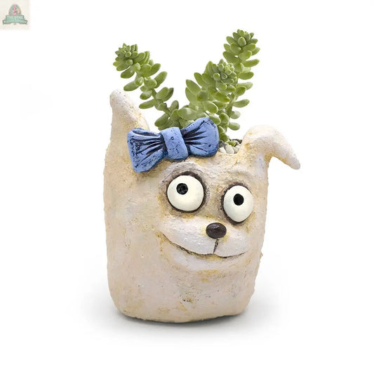 Stella the Dog Blobhouse Planter Pink Platypus Emporium